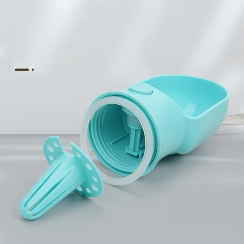 2-in-1 Drinkfles voor Huisdieren