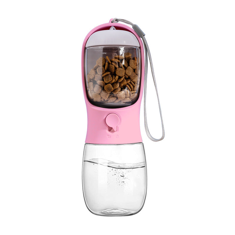 2-in-1 Drinkfles voor Huisdieren