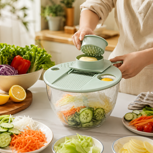 7-in-1 Salade Spinner Set
