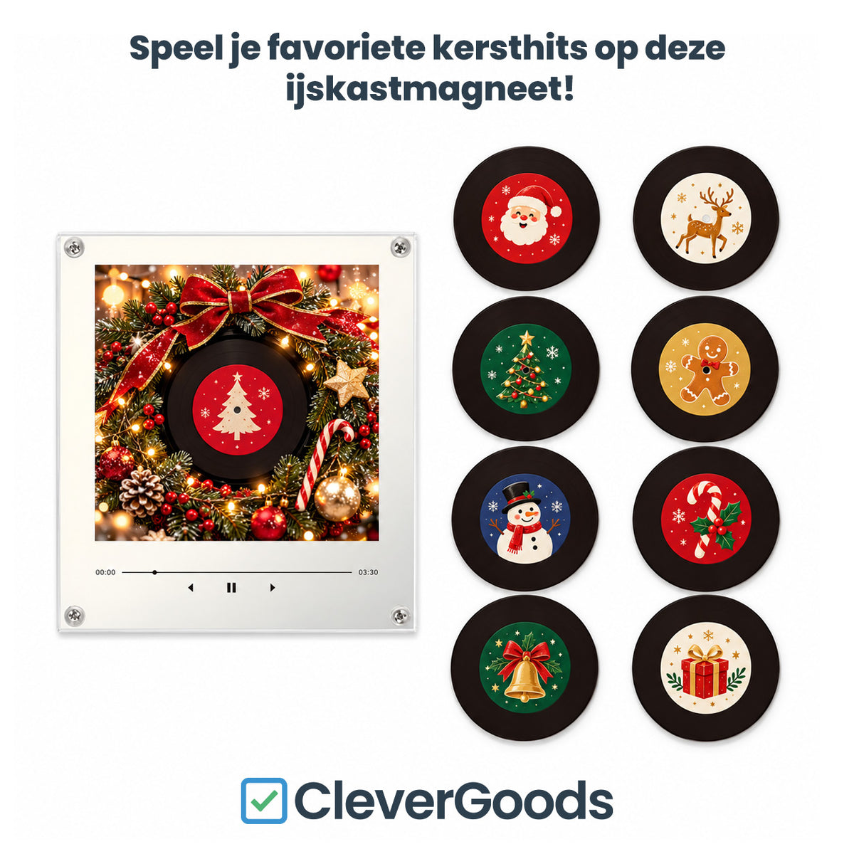 NFC Muziekspeler - Koelkast Magneet - Kerstmis Toepasbaar